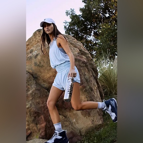 *NWOT* Free People Light As Air Runsie - Boardwalk Blue - Picture 3 of 6